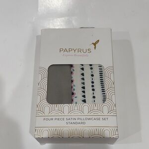 New Papyrus Multicolor Satin Pillowcase Set of 4 20”x30”